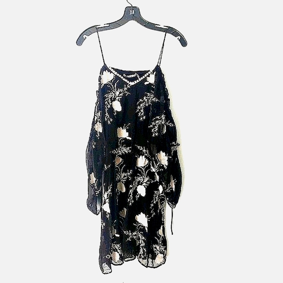 Alice + Olivia Pants Embroidered Romper - Picture 1 of 5
